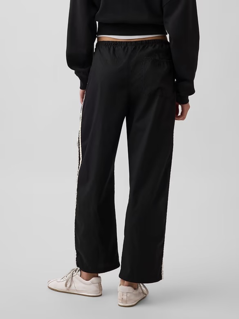 Gap Organic Cotton Poplin Relaxed Easy Stripe Pants - Picture 3 of 16
